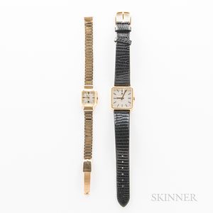 Rolex and Girard Perregaux Gold Wristwatches