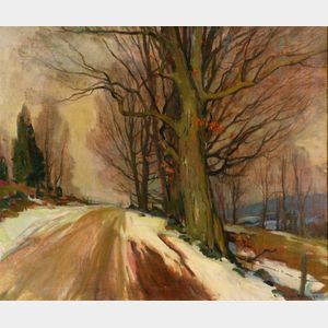 Emile Albert Gruppe (American, 1896-1978) Road to Vermont