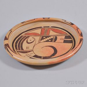 Hopi Polychrome Pottery Bowl Attributed to the Nampeyo Family