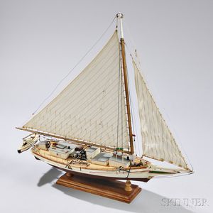 Wooden Model of the Skipjack Willie L. Bennett