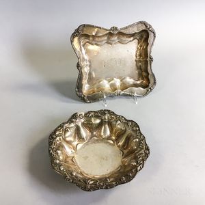 Two Sterling Silver Dishes