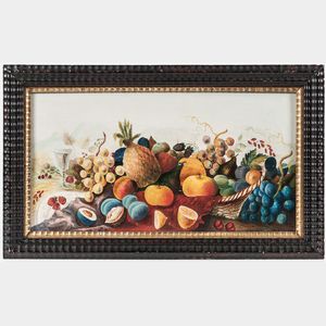 Joseph Hidley (New York, 1830-1872) Basket of Fruit