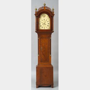 Federal Birch Tall Case Clock