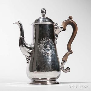 Early Georgian Irish Silver Coffeepot