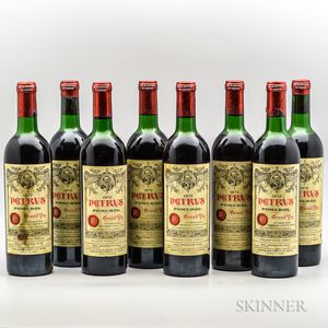 Petrus 1972, 8 bottles