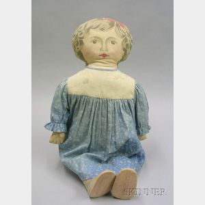 Mills Art Fabric Printed Cotton Doll