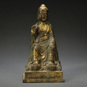 Gilt-bronze Buddha Statue