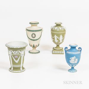 Four Wedgwood Urns and Vases