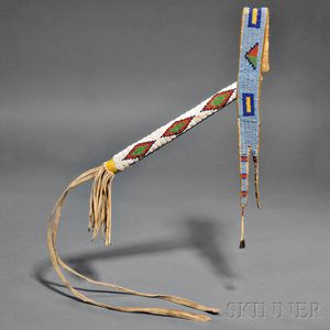 Central Plains Beaded Quirt