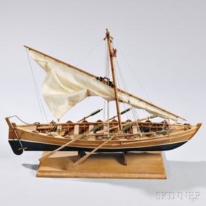 Wooden Whaleboat Model