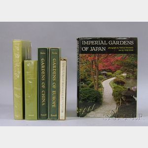 Six Titles Related to Asian Gardens and Flower Design.