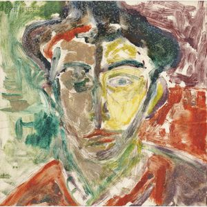 Pat Steir (American, b. 1938) Self as Madame Matisse #2