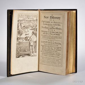Hennepin, Louis (active 17th century) A New Discovery of a Vast Country in America, Extending above Four Thousand Miles, Between New Fr