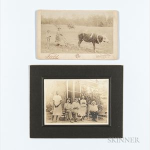 Two Mounted Photographs