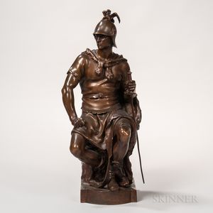 Barbedienne Bronze Model of a Roman Soldier