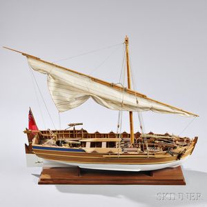 Wooden Model of a British Amphibious Craft