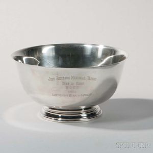 International Paul Revere Reproduction Sterling Silver Trophy Bowl