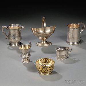 Six Pieces of English Sterling Silver