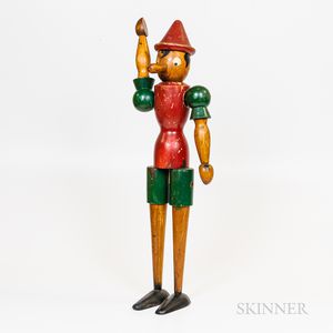 Pinocchio Wood Sculpture