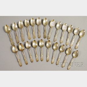 Approximately Twenty-three Towle Sterling Silver Spoons
