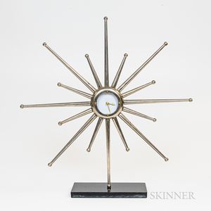Mid-century Modern Starburst Clock