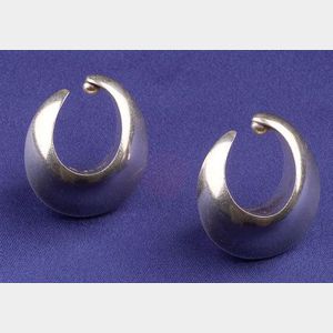 Sterling Silver Earrings, Georg Jensen