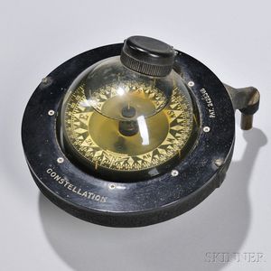 Compass from the 12-meter Yacht Constellation
