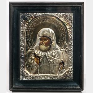 Framed Icon of a Saint