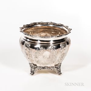 Coin Silver Repousse Bowl