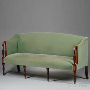 Federal-style Mahogany Inlaid Sofa