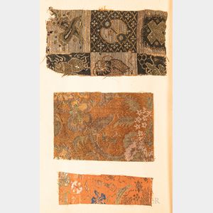 Book of Rare Ming-period Textile and Paper Fragments