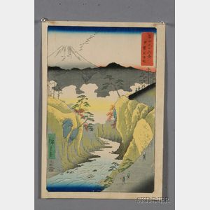 Seven Prints by Hiroshige