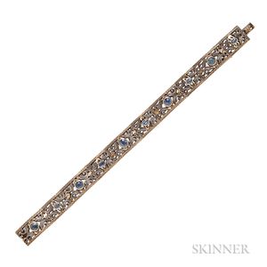 Renaissance Revival Sapphire Bracelet