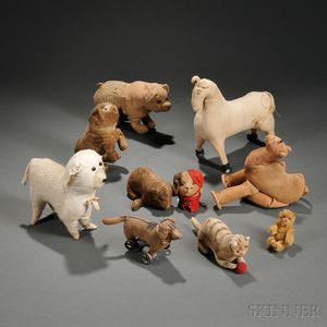 Ten Stuffed Animal Toys