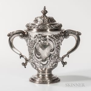 George II Sterling Silver Two-handled Cup and Cover