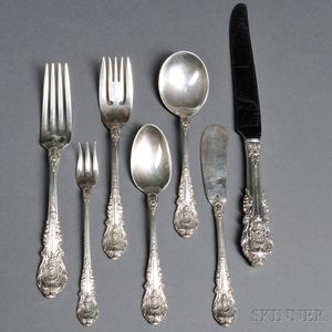 Wallace Sir Christopher Pattern Sterling Silver Flatware Service