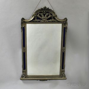 Rococo-style Carved Wood Mirror