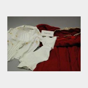 Lot of White Cotton and Assorted Dressing Gowns, Petticoats, Blouses, Dresses, Etc.