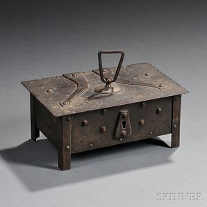 Arts & Crafts Metalwork Box