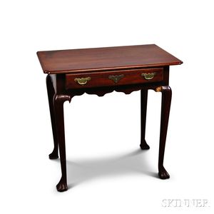 Queen Anne Mahogany and Pine Dressing Table
