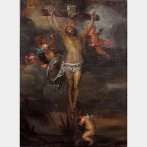 School of Sir Anthony van Dyck (Flemish, 1599-1641) Crucifixion