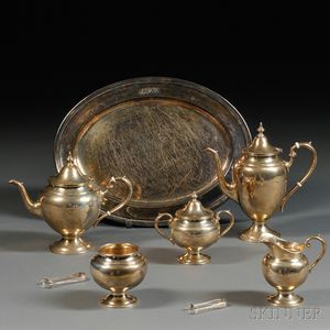 Gorham Sterling Silver Tea and Coffee Service
