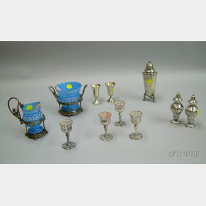 Group of Silver, Silver Plated, and Silver Overlay Tablewares