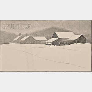 Asa Cheffetz (American, 1897-1965) Winter Weather