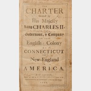 Connecticut. The Charter Granted by His Majesty King Charles II