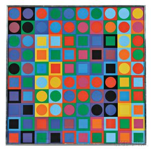 Victor Vasarely (French, 1906-1997) Planetary Folklore Participations No. 1