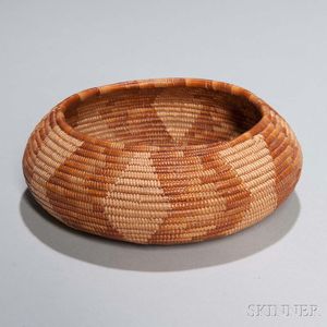 Mission Coiled Basketry Bowl