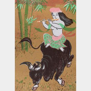 Mayumi Oda (b. 1941),Silkscreen Print
