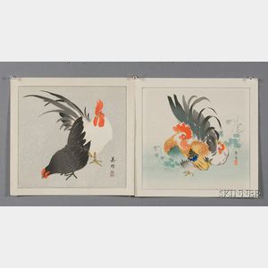 Five Bird and Fish Prints