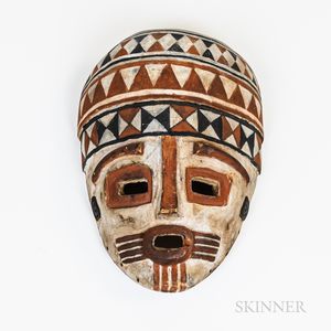 Polychrome African Mask